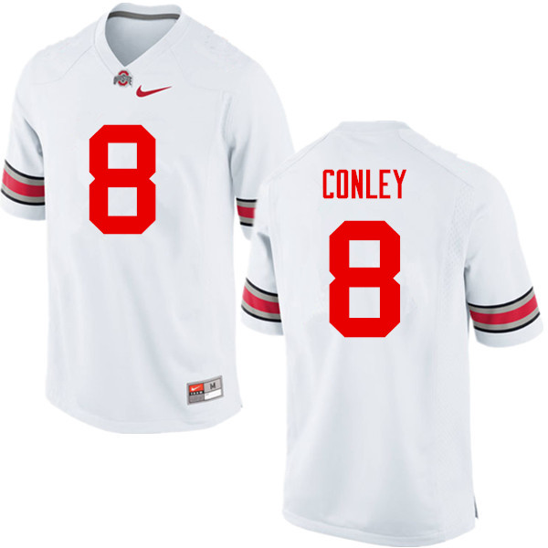 Men Ohio State Buckeyes #8 Gareon Conley College Football Jerseys Game-White